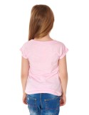 Tricou fete cu inscriptii, roz deschis NDZ8194 - Magazin online - Boutique